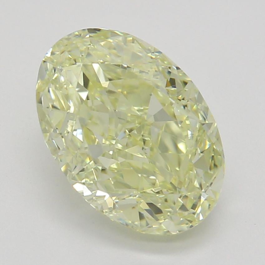 1.31 Ct. Fancy Light Yellow Oval Diamond