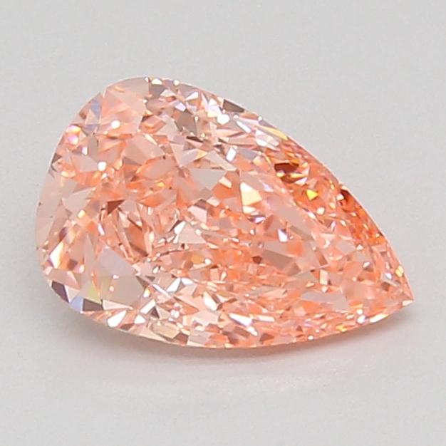 1.59 Ct. Fancy Vivid Pink Pear Lab Grown Diamond