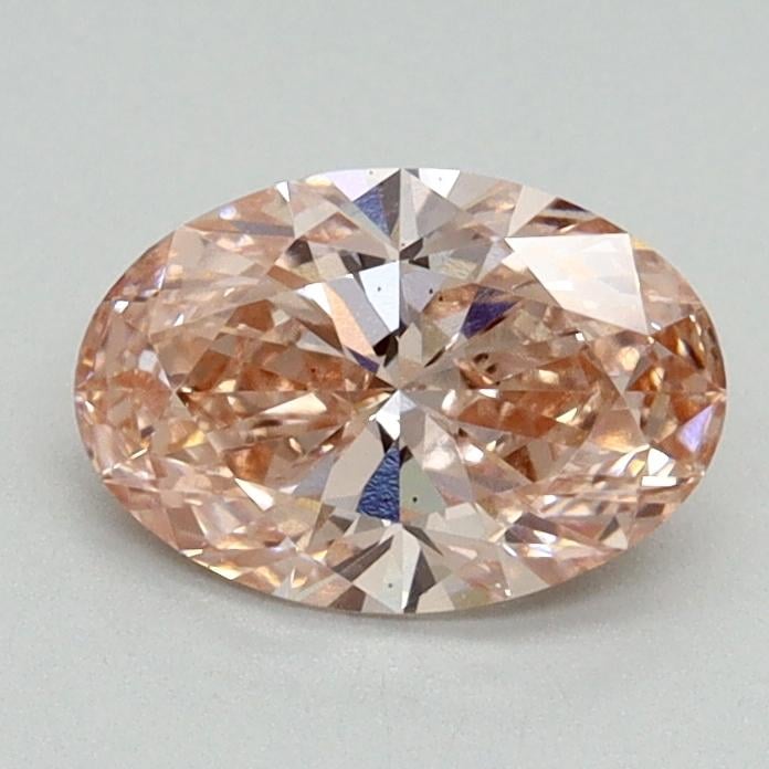 0.91 Ct. Fancy Vivid Pink Oval Lab Grown Diamond