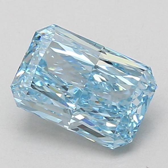 1.55 Ct. Fancy Vivid Blue Radiant Lab Grown Diamond