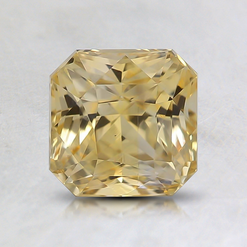 6mm Yellow Cushion Sapphire