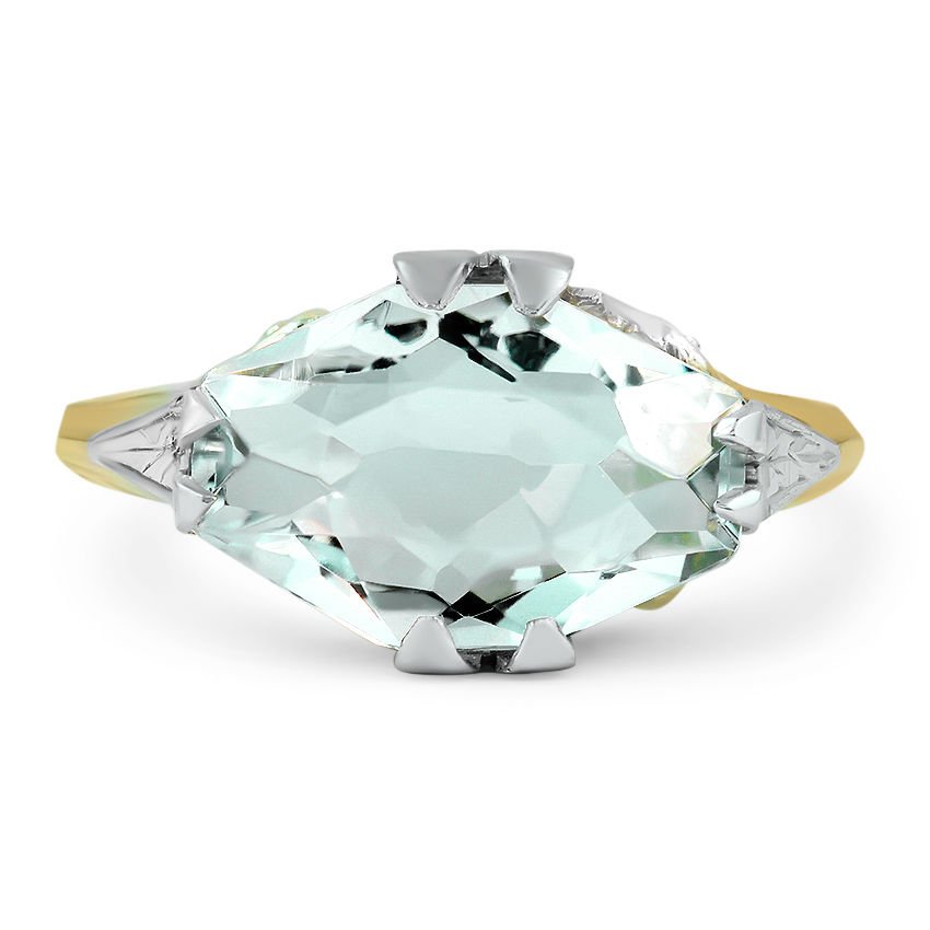 Retro Aquamarine Vintage Ring