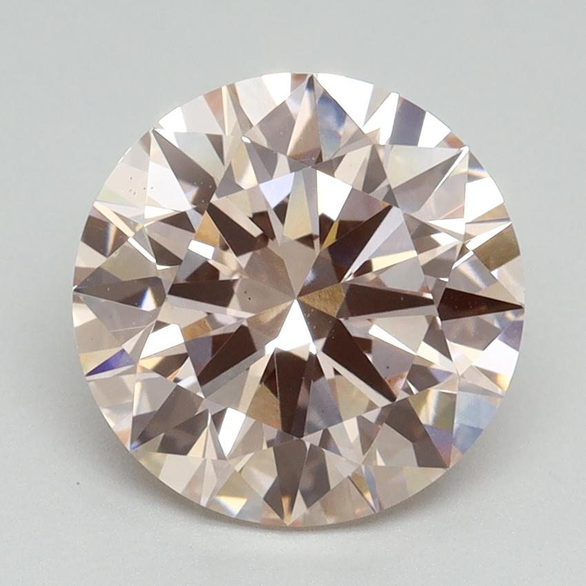 3.0 Ct. Fancy Pink Round Lab Grown Diamond