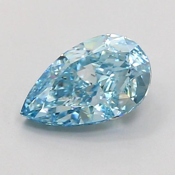 1.15 Ct. Fancy Vivid Blue Pear Lab Grown Diamond