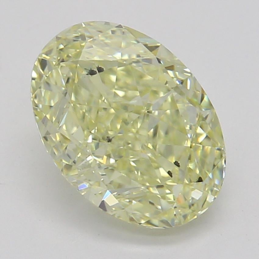 1.03 Ct. Fancy Yellow Oval Diamond