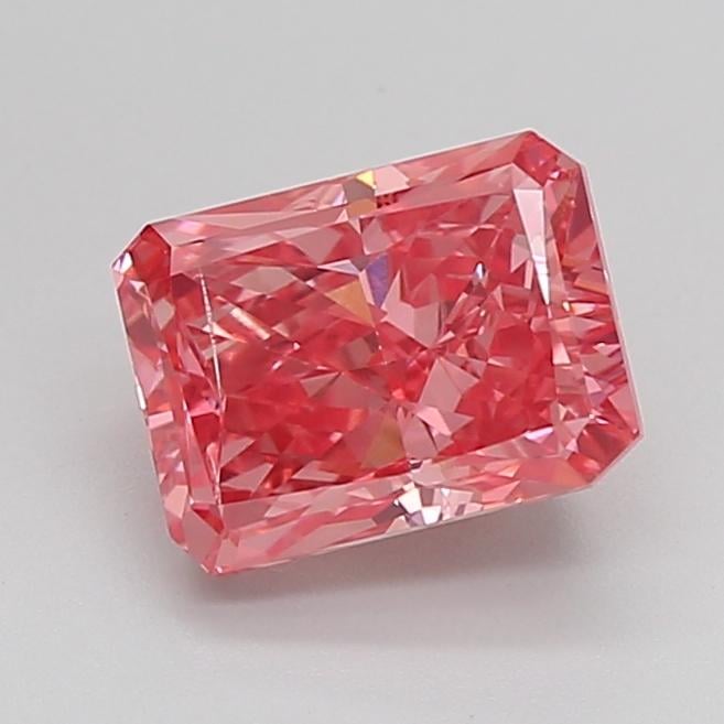 2.52 Ct. Fancy Vivid  Pink Radiant Lab Grown Diamond