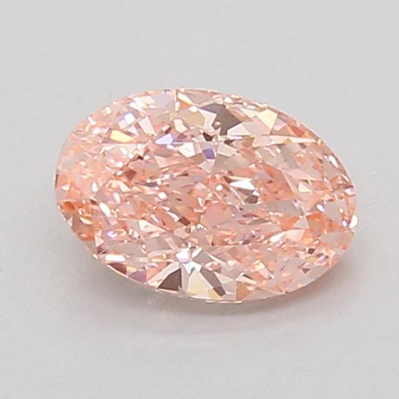 0.99 Ct. Fancy Vivid Pink Oval Lab Grown Diamond