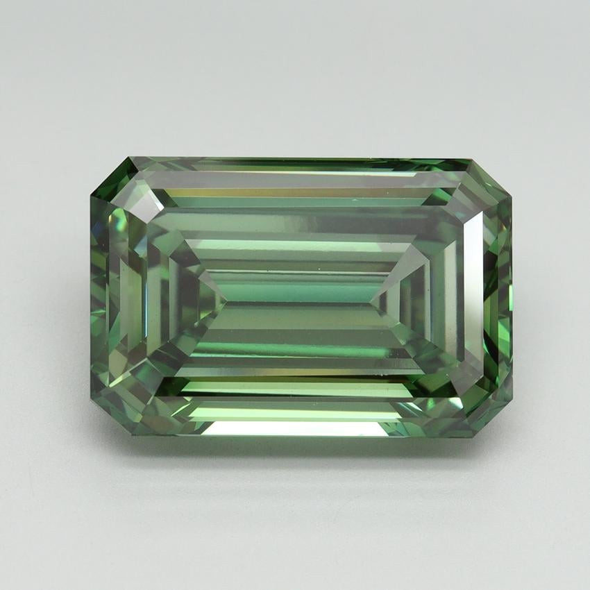 10.03 Ct. Fancy Vivid Green Emerald Lab Grown Diamond