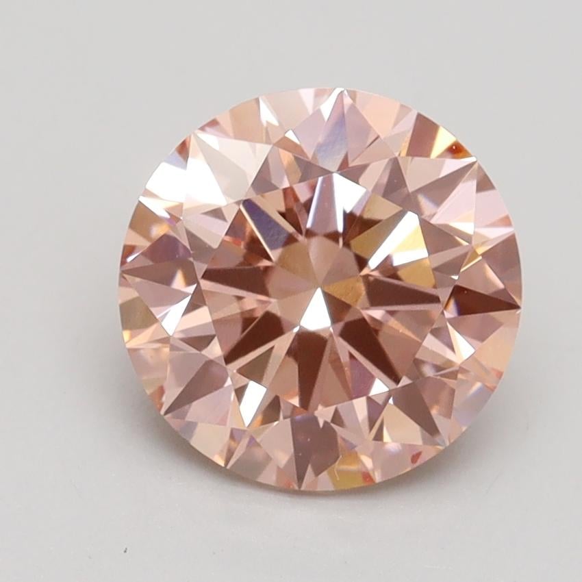 2.03 Ct. Fancy Intense Pink Round Lab Grown Diamond