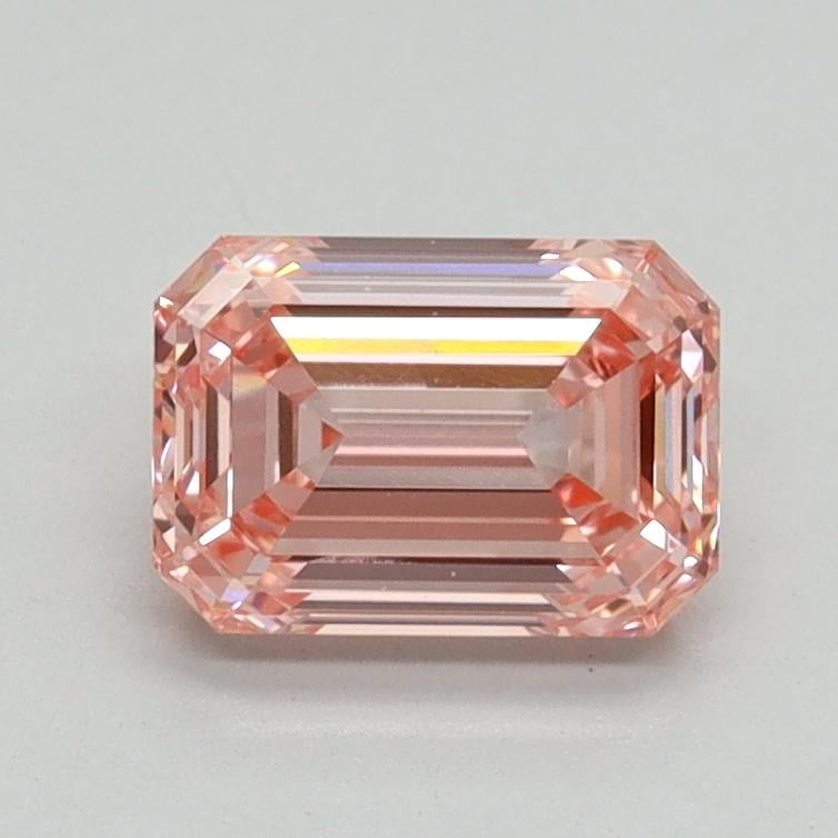 1.10 Ct. Fancy Vivid Pink Emerald Lab Grown Diamond
