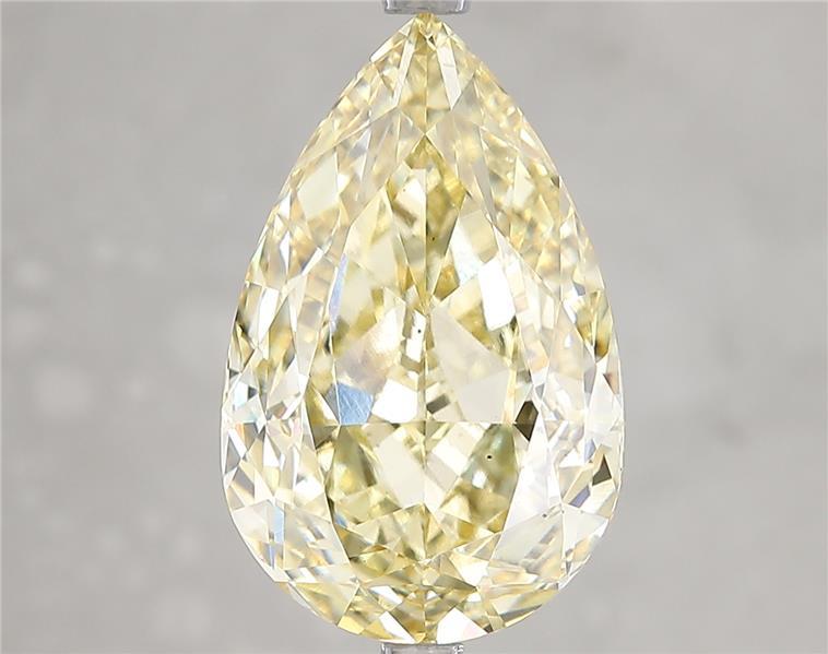 6.56 Ct. Fancy Intense Yellow Pear Lab Grown Diamond