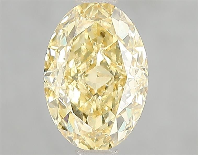 1.59 Ct. Fancy Intense Yellow Oval Lab Grown Diamond