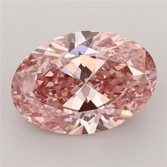 2.01 Ct. Fancy Vivid Pink Oval Lab Grown Diamond
