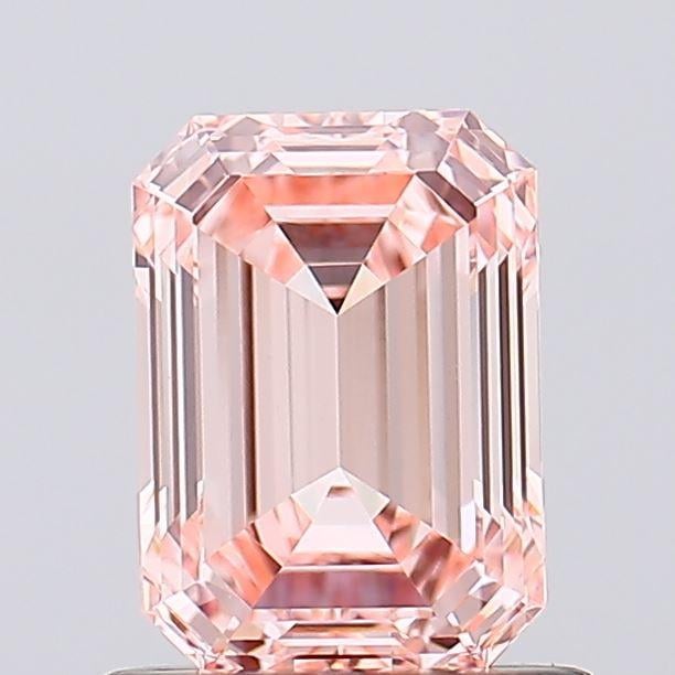 1.00 Ct. Fancy Intense Pink Emerald Lab Grown Diamond