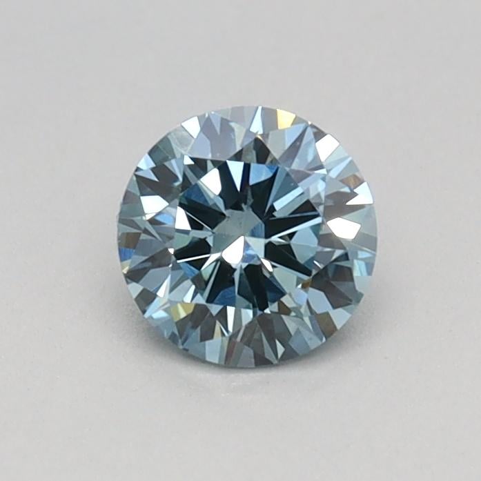 0.33 Ct. Fancy Intense Blue Round Lab Grown Diamond