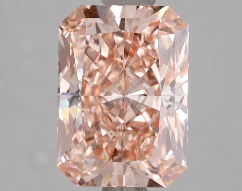2.65 Ct. Fancy Vivid Pink Radiant Lab Grown Diamond