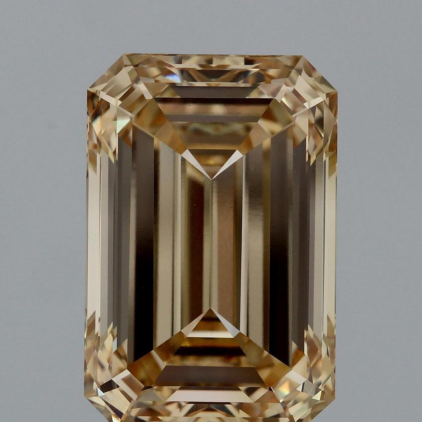 10.23 Ct. Fancy Yellow Emerald Lab Grown Diamond