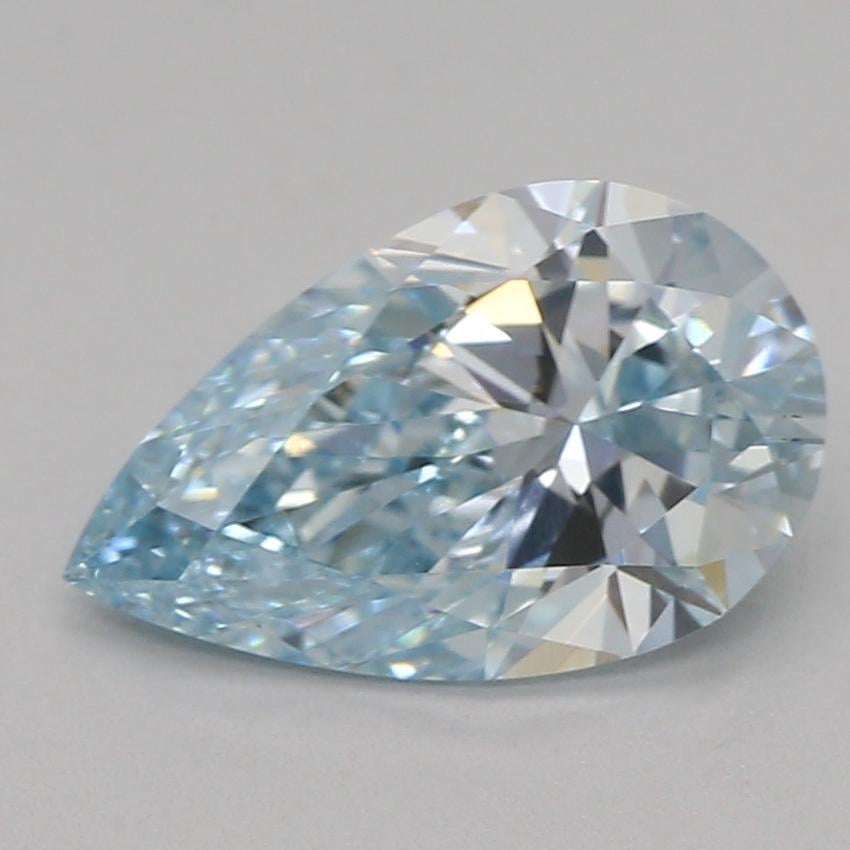 1.07 Ct. Fancy Intense Blue Pear Lab Grown Diamond