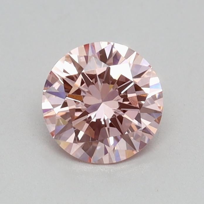0.42 Ct. Fancy Intense Pink Round Lab Grown Diamond