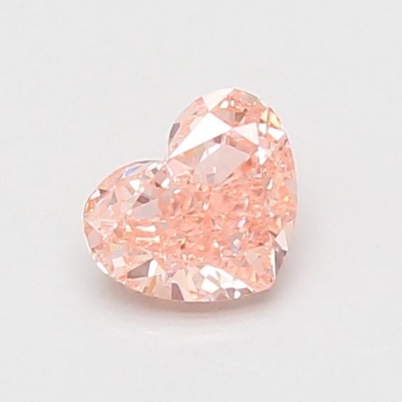 0.56 Ct. Fancy Vivid Pink Heart Lab Grown Diamond