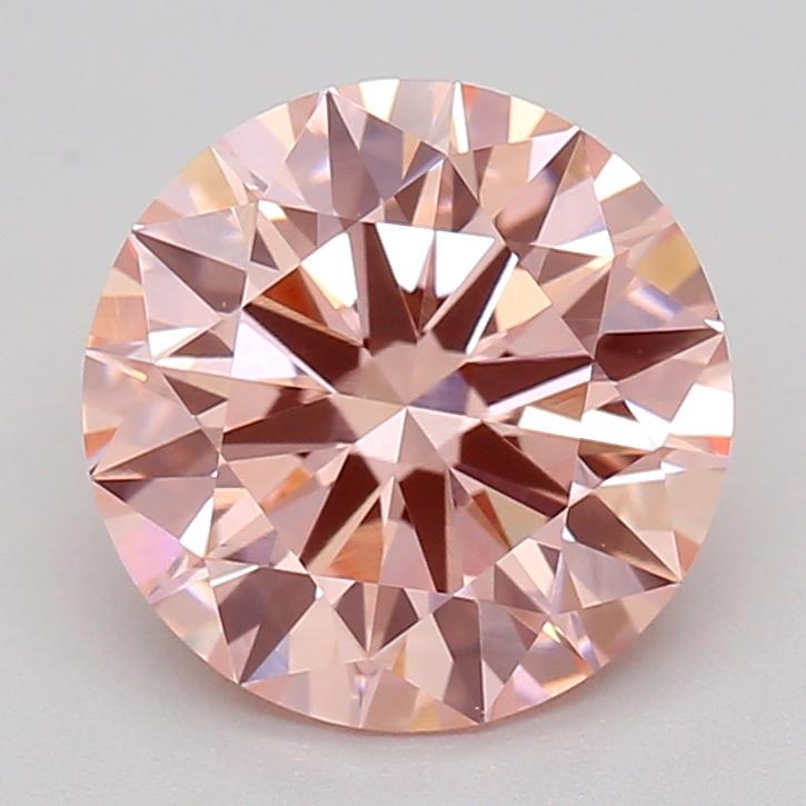 1.35 Ct. Fancy Intense  Pink Round Lab Grown Diamond