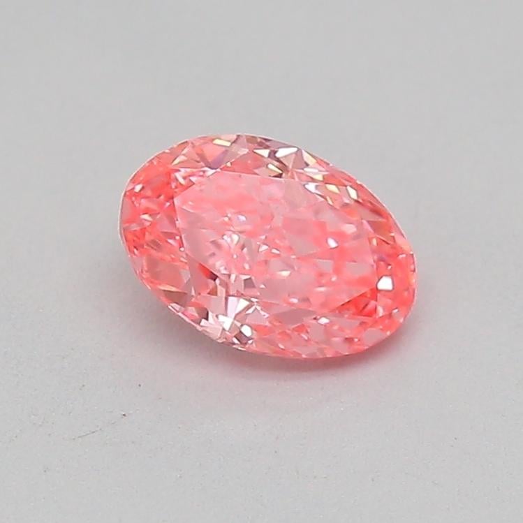 0.32 Ct. Fancy Vivid  Pink Oval Lab Grown Diamond