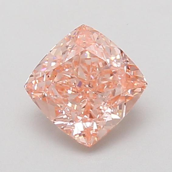1.09 Ct. Fancy Vivid Pink Cushion Lab Grown Diamond