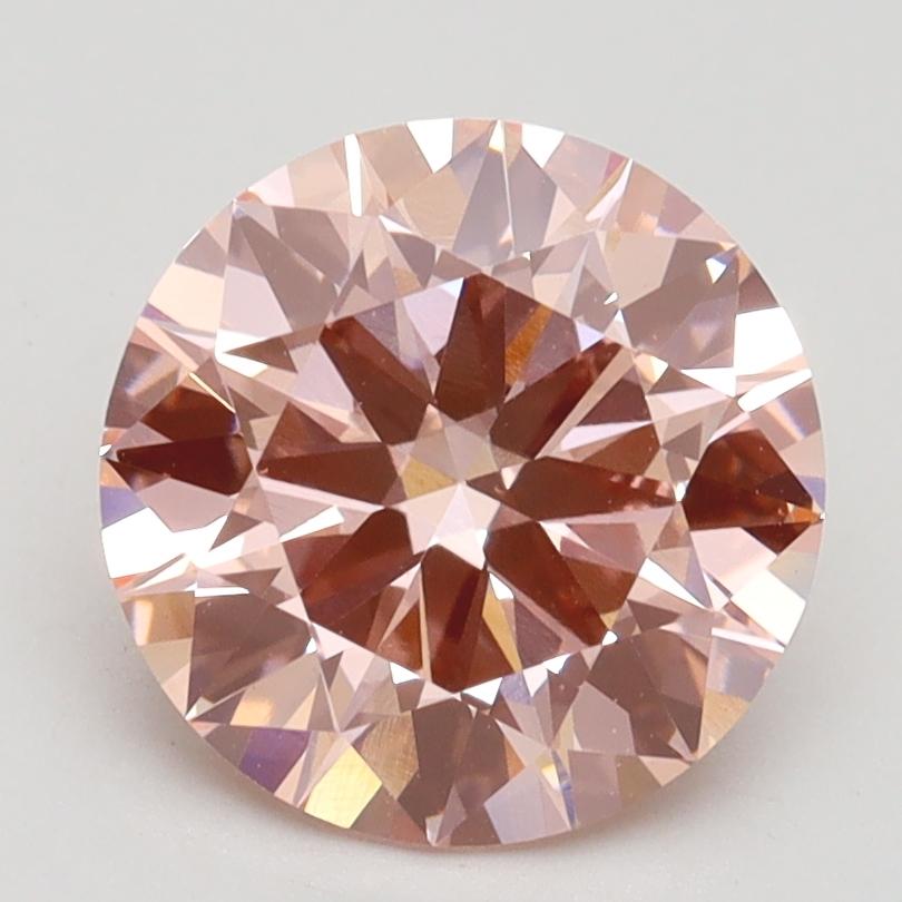 2.33 Ct. Fancy Intense Pink Round Lab Grown Diamond