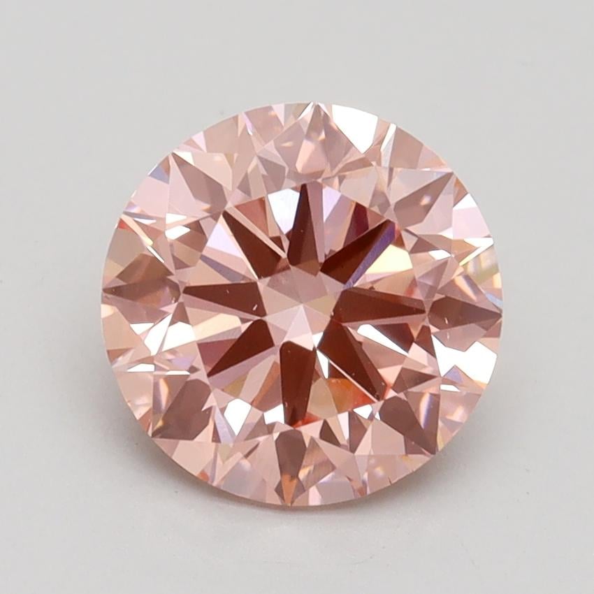 2.00 Ct. Fancy Intense Pink Round Lab Grown Diamond