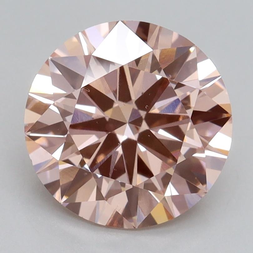 2.52 Ct. Fancy Intense Pink Round Lab Grown Diamond