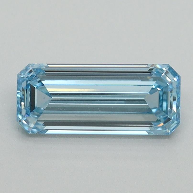 1.06 Ct. Fancy Intense Blue Emerald Lab Grown Diamond