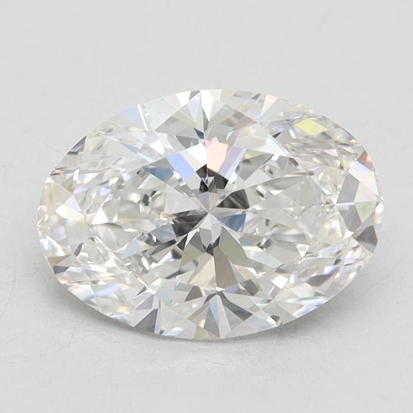 2.22 Ct. Fancy Vivid Pink Oval Lab Grown Diamond