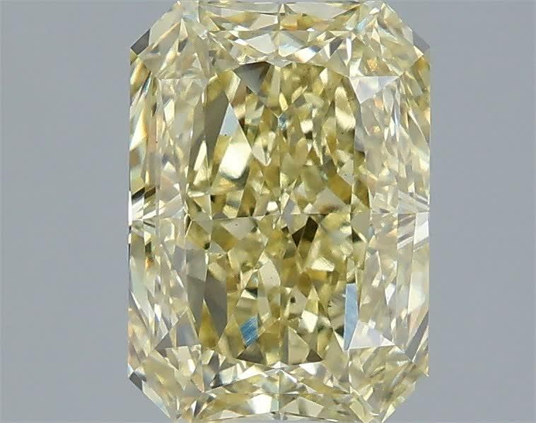 2.08 Ct. Fancy  Yellow Radiant Lab Grown Diamond