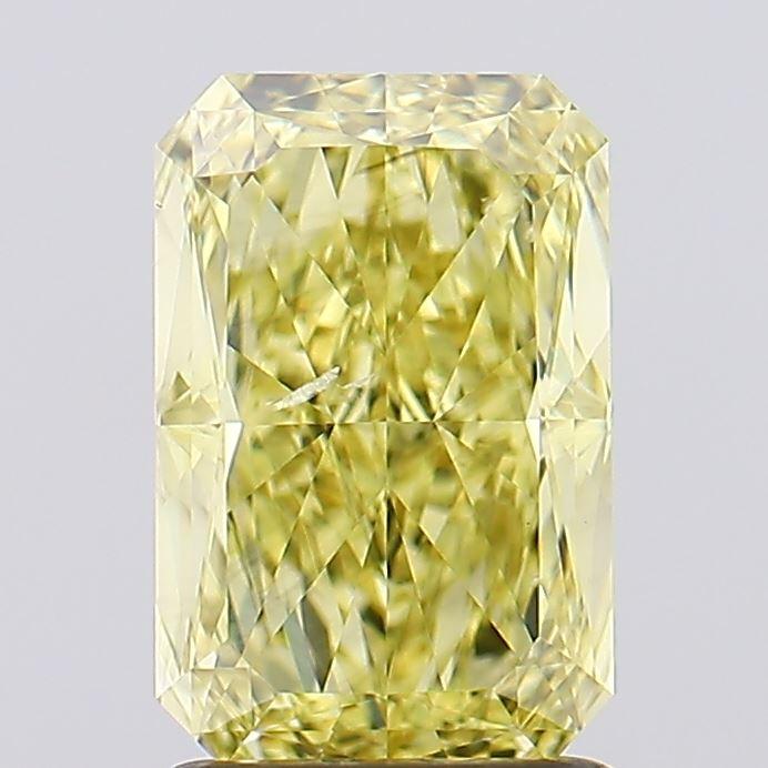 2.01 Ct. Fancy Intense Yellow Radiant Lab Grown Diamond