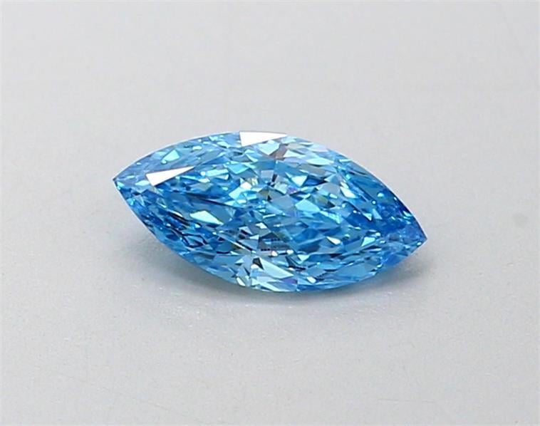 0.27 Ct. Fancy Vivid  Blue Marquise Lab Grown Diamond