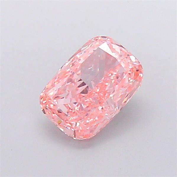 2.17 Ct. Fancy Vivid Pink Cushion Lab Grown Diamond