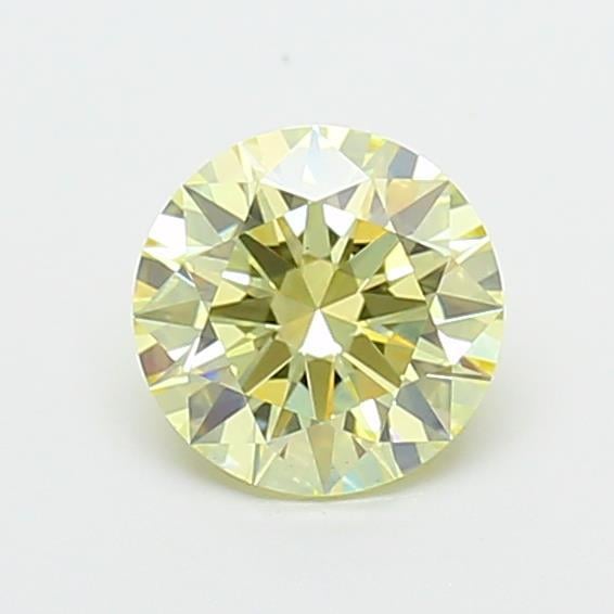 1.07 Ct. Fancy Yellow Round Lab Grown Diamond