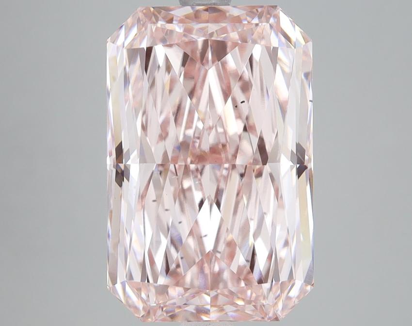 6.06 Ct. Fancy Intense Pink Radiant Lab Grown Diamond