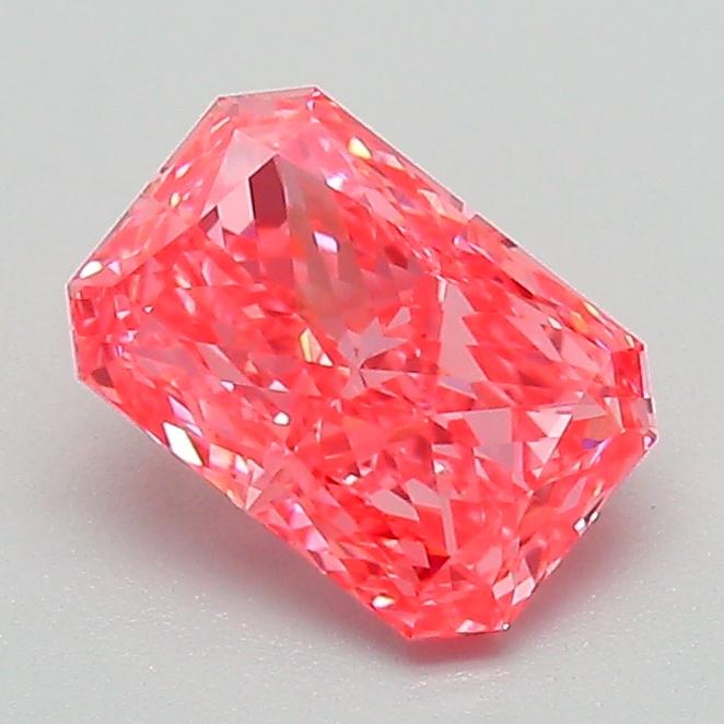 1.05 Ct. Fancy Vivid Pink Radiant Lab Grown Diamond