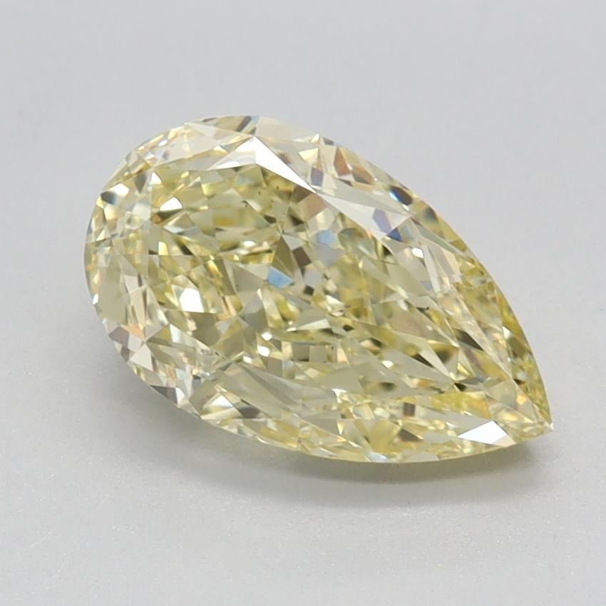 1.62 Ct. Fancy Yellow Pear Lab Grown Diamond