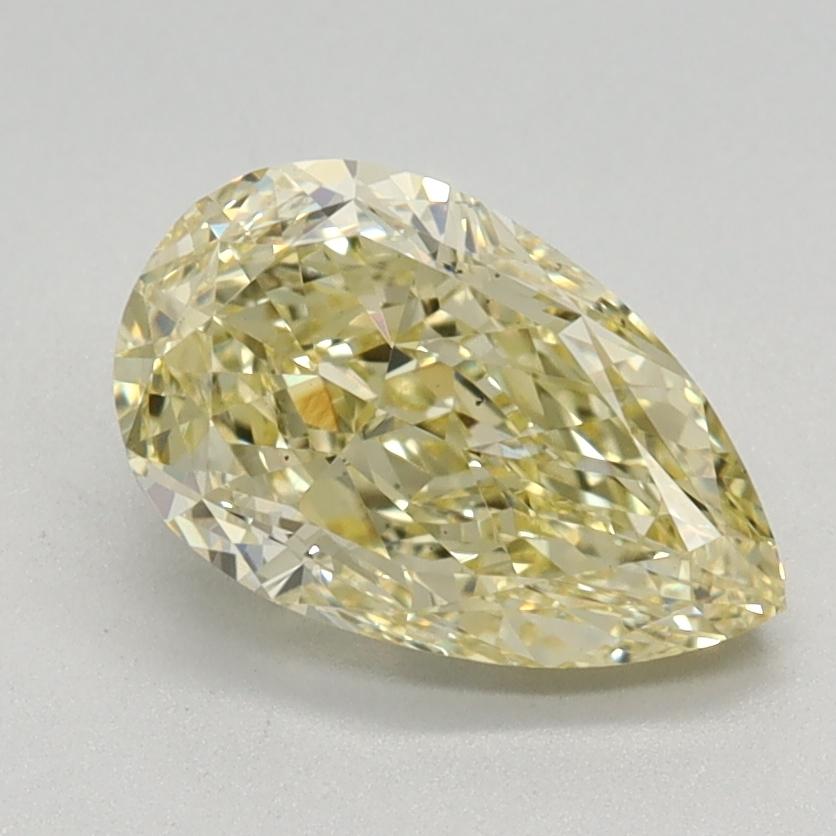 1.36 Ct. Fancy Intense Yellow Pear Lab Grown Diamond
