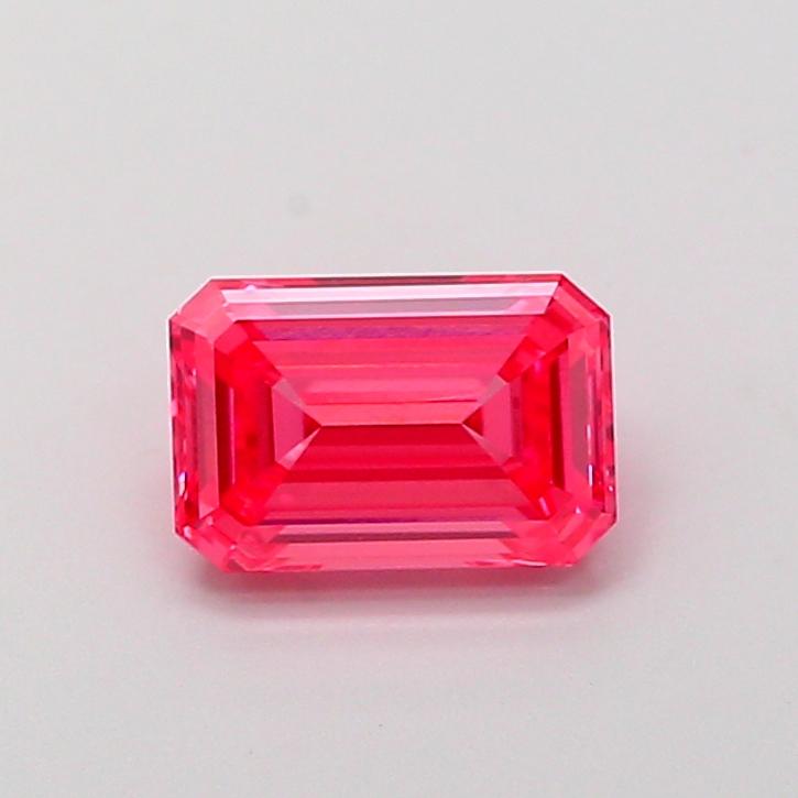 0.99 Ct. Fancy Vivid Pink Emerald Lab Grown Diamond