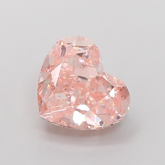 2.09 Ct. Fancy Intense Pink Heart Lab Grown Diamond