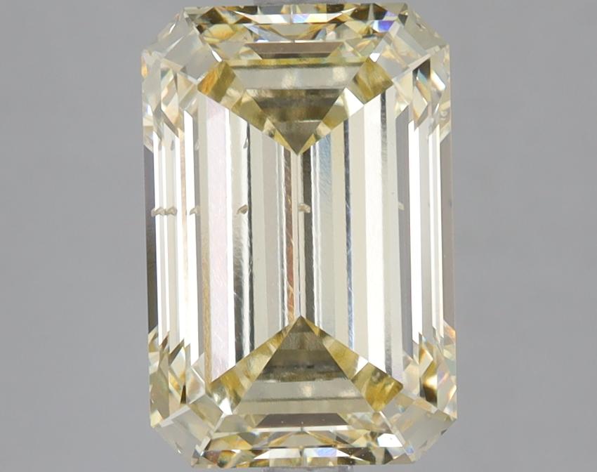 3.64 Ct. Fancy Yellow Emerald Lab Grown Diamond