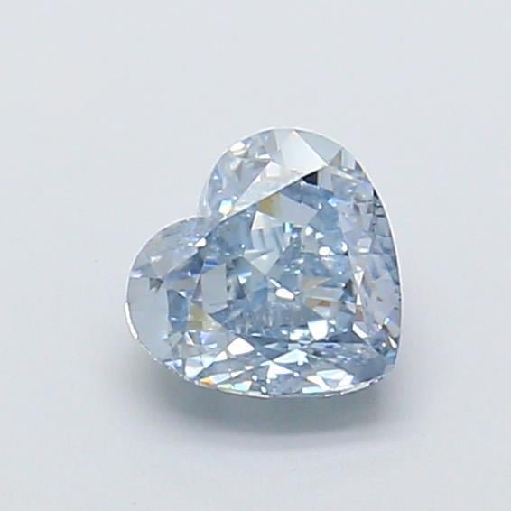 1.00 Ct. Fancy Intense Blue Heart Lab Grown Diamond