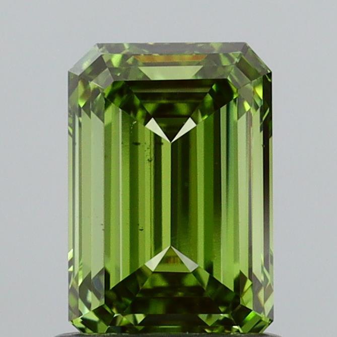 1.03 Ct. Fancy Vivid  Green Emerald Lab Grown Diamond