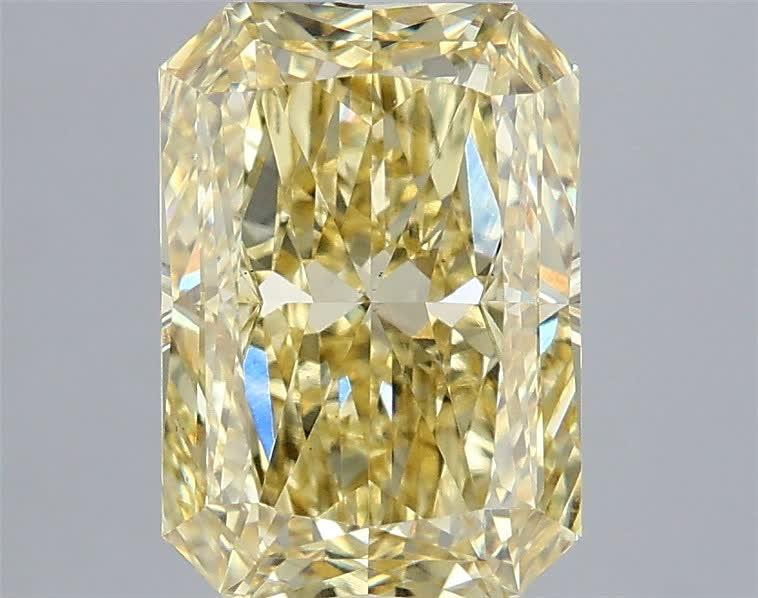 3.06 Ct. Fancy Intense Yellow Radiant Lab Grown Diamond
