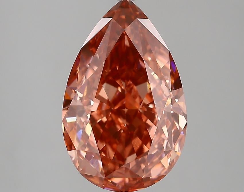5.03 Ct. Fancy Pink Pear Lab Grown Diamond