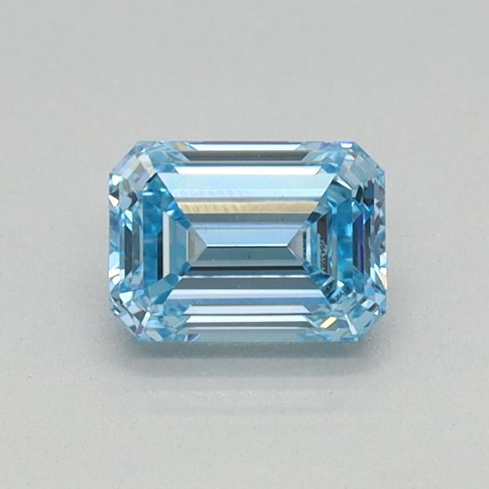 0.36 Ct. Fancy Intense Blue Emerald Lab Grown Diamond