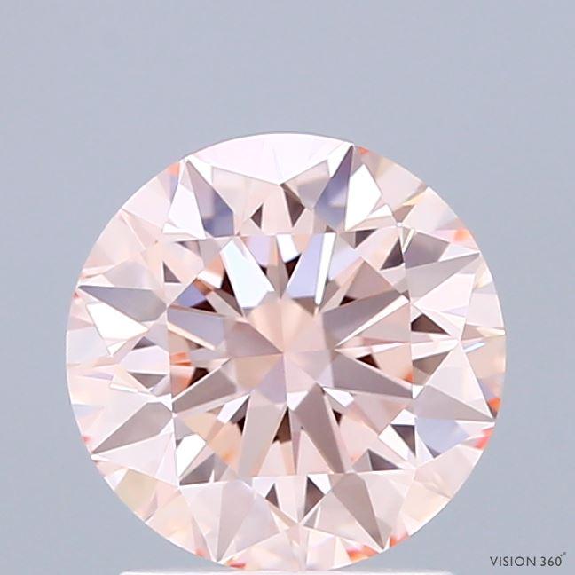 1.77 Ct. Fancy Intense Pink Round Lab Grown Diamond